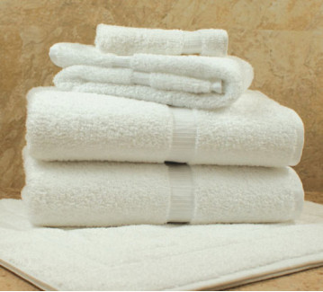 27" x 50" Rapture™ 14 lb. White Bath Towel